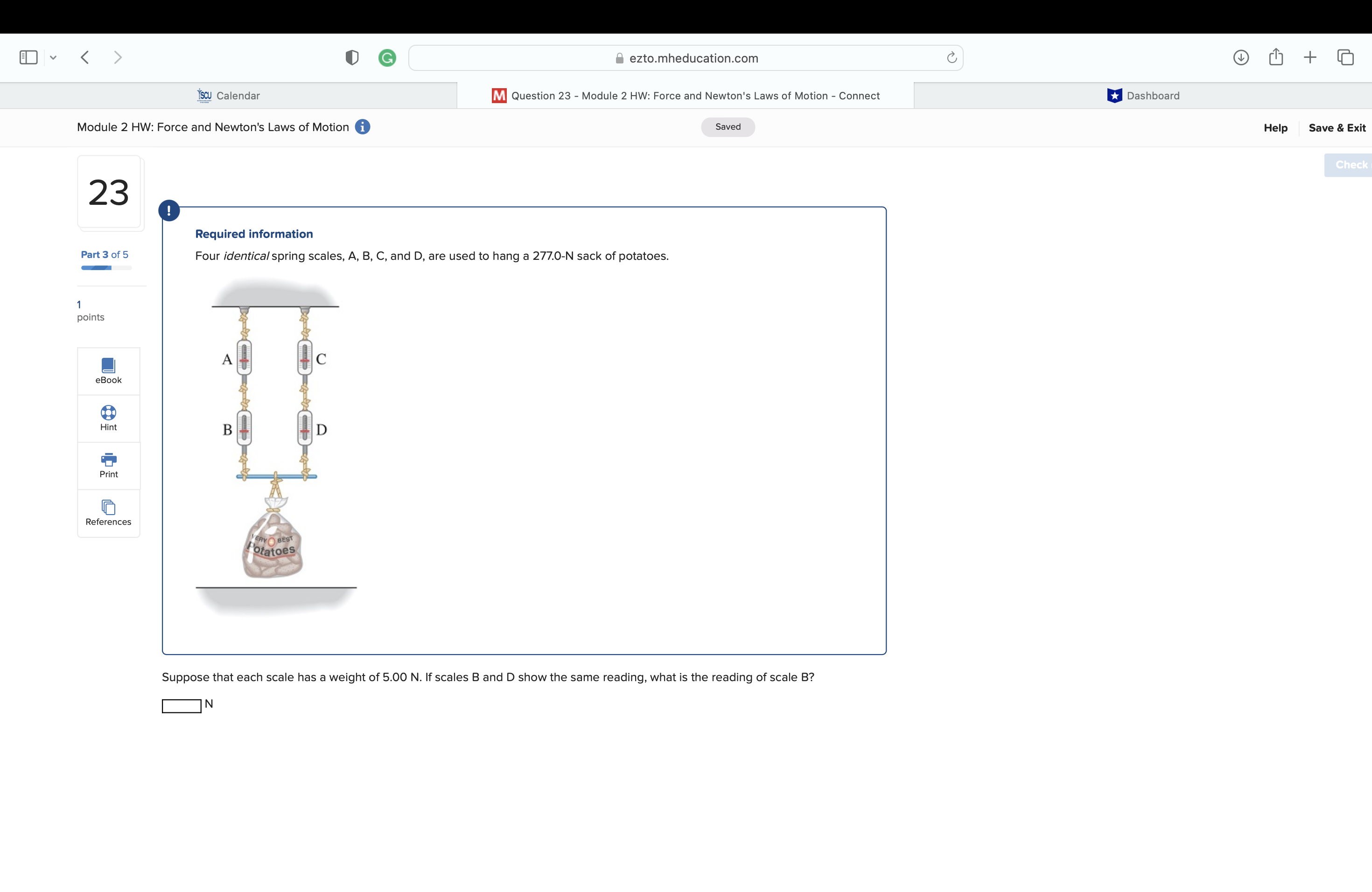 2 HW: Force and Newton's Laws of Motion - Connect Course Hero