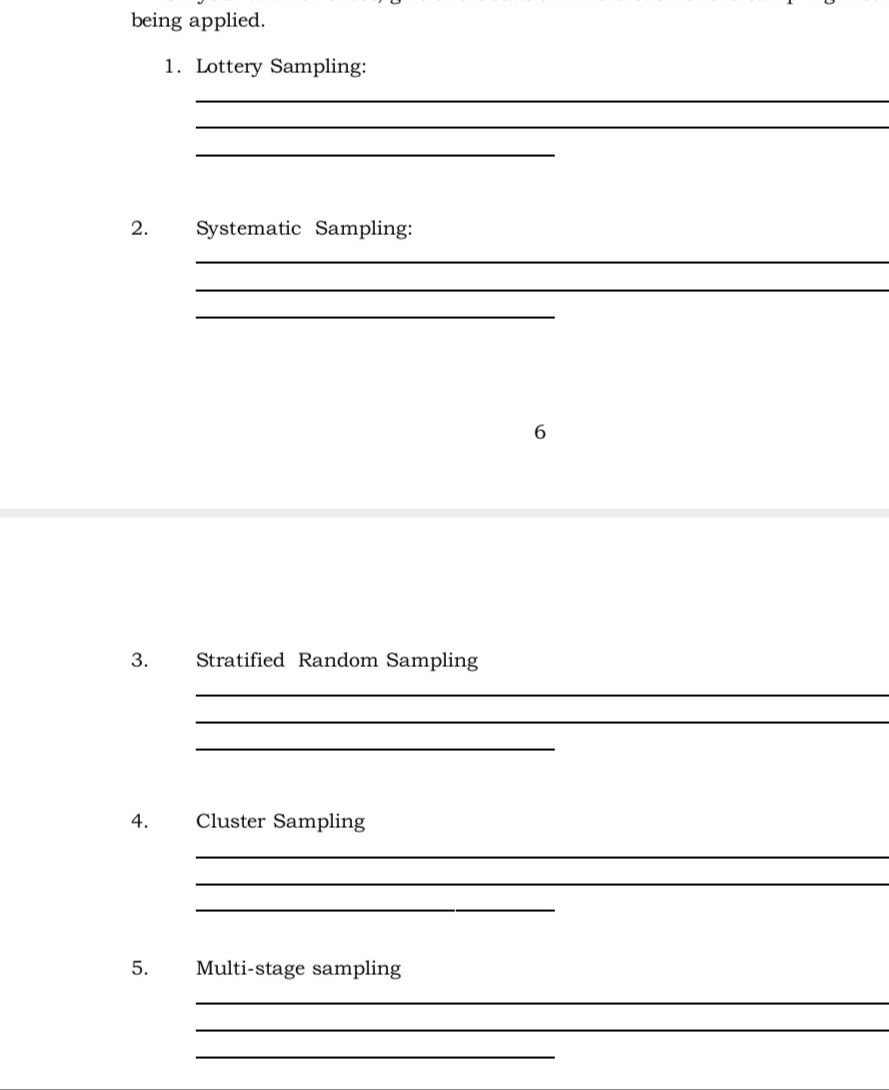 it be? What sampling 1 use? Additional Activities Get the samples needed