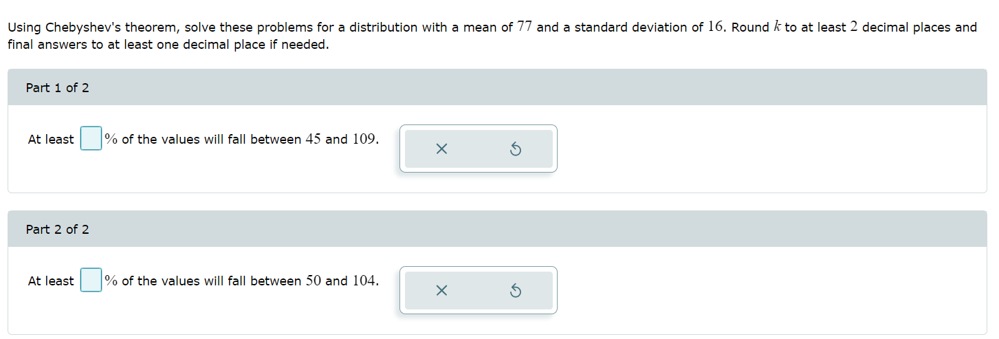 mean of 77 and a standard deviation of 16. Round k to