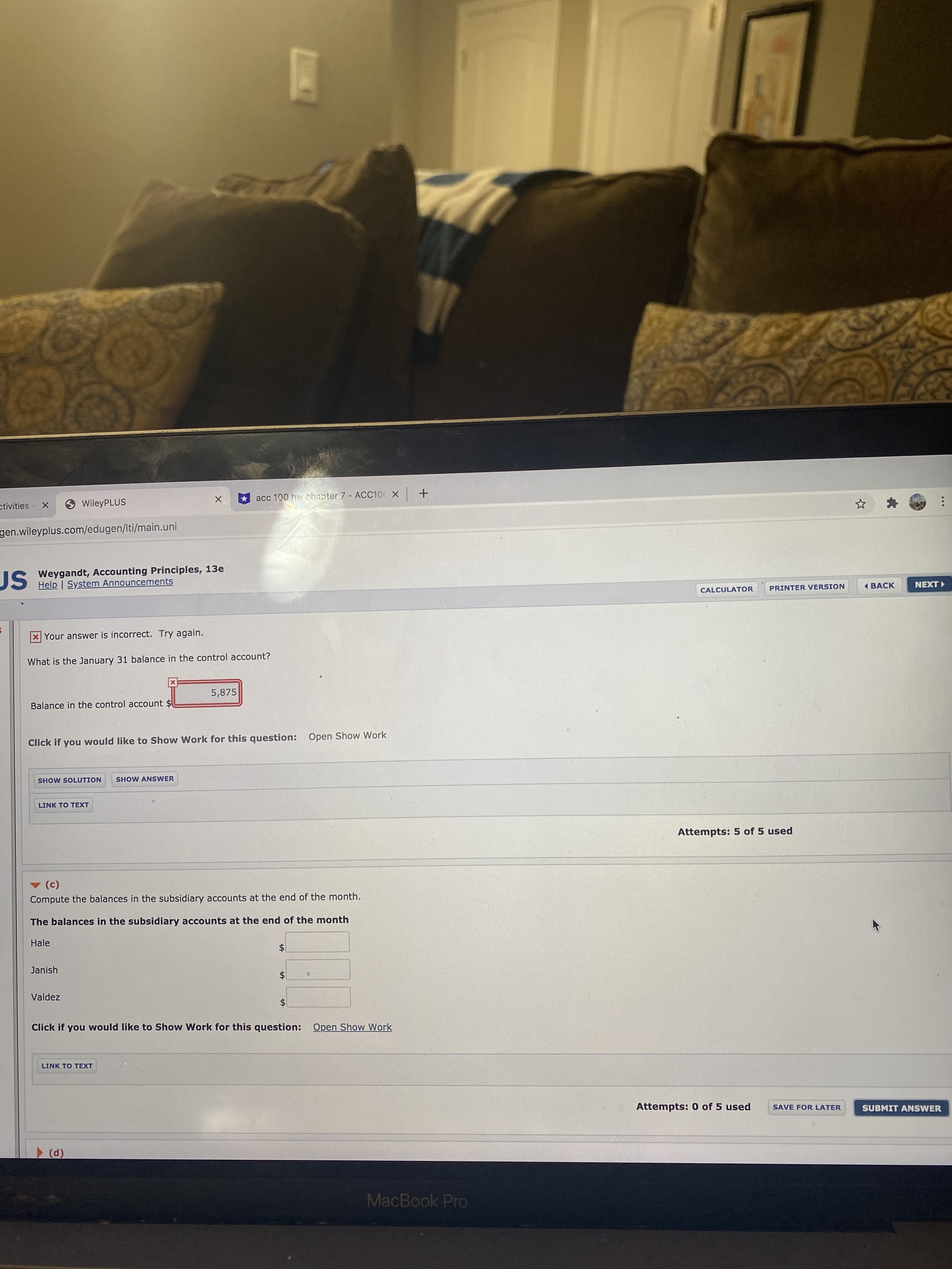 ACC10( X + gen.wileyplus.com/edugen/Iti/main.uni S Weygandt, Accounting Principles, 13e Help | System