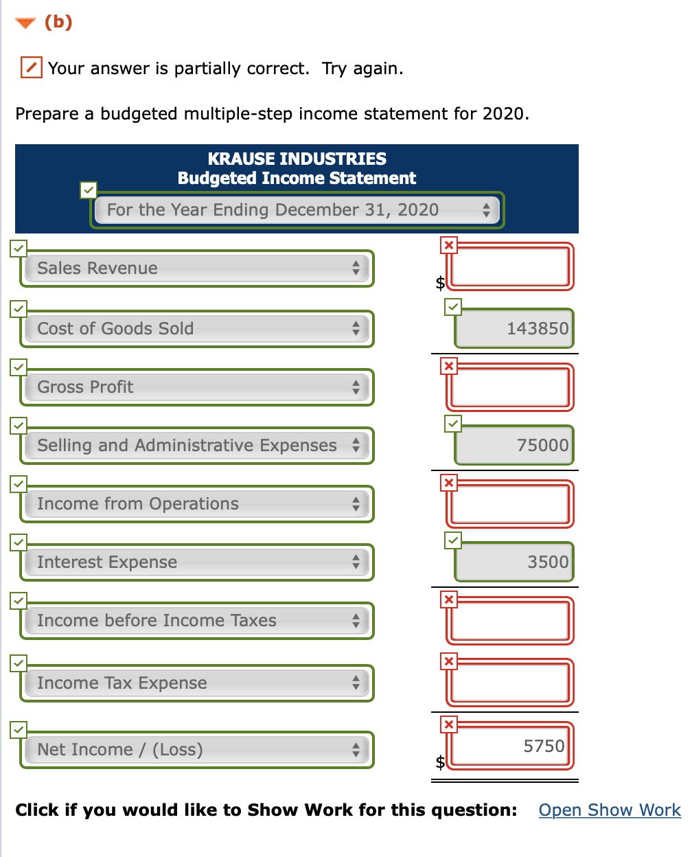 and Equipment Equipment $40,690 Less: Accumulated depreciation 10,530 30,160 Total assets $138,010