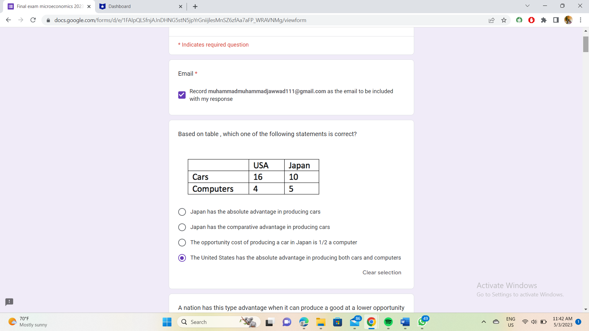 probability of case dismissed Basic Lose Case -$63,000 2/3 problem Case Heard