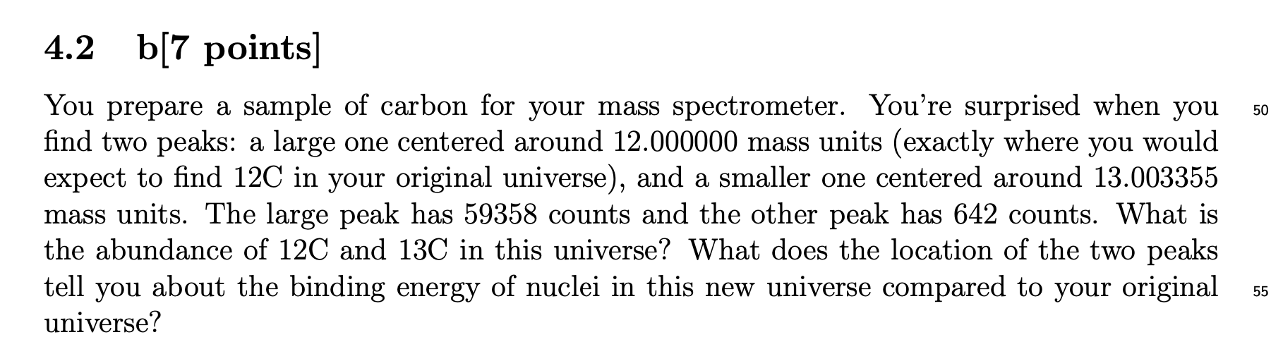 How to solve this? 4.2 b[7 points] You prepare a sample of