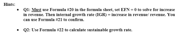 Excel is fine. Please show work. Thanks in advance Table 1