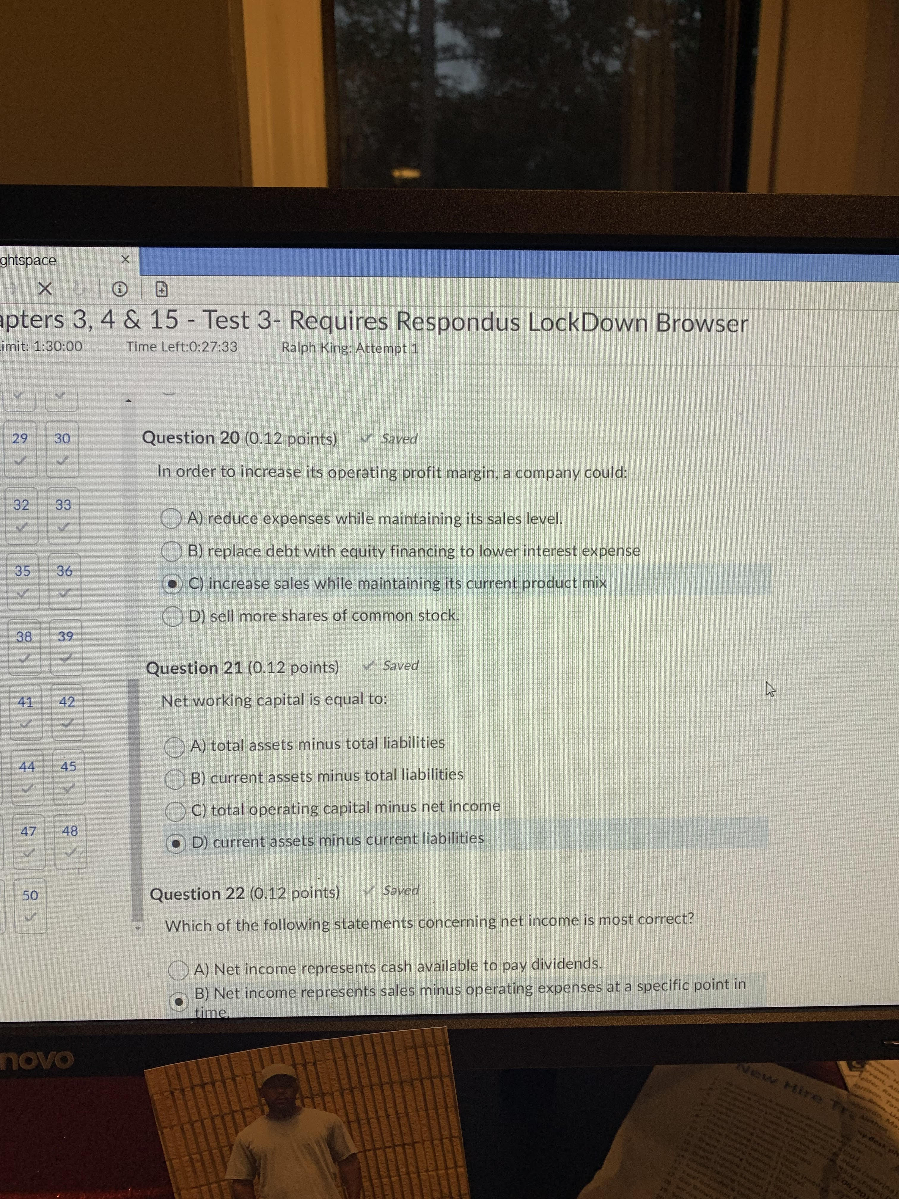 ghtspace X pters 3, 4 & 15 - Test 3- Requires
