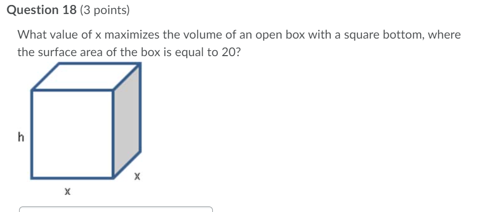 and the point (0, 2)? i i Question 17 {3 points) What