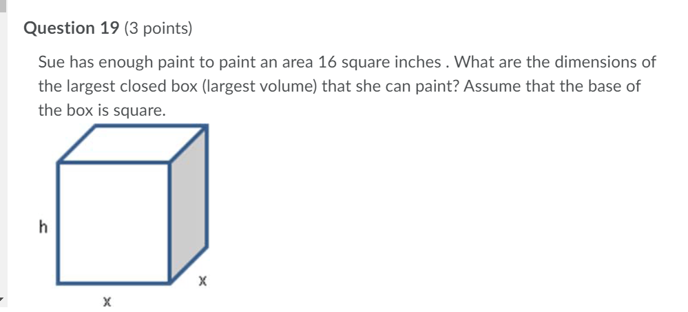point on the function, y = 3x2 is the closest to {0,