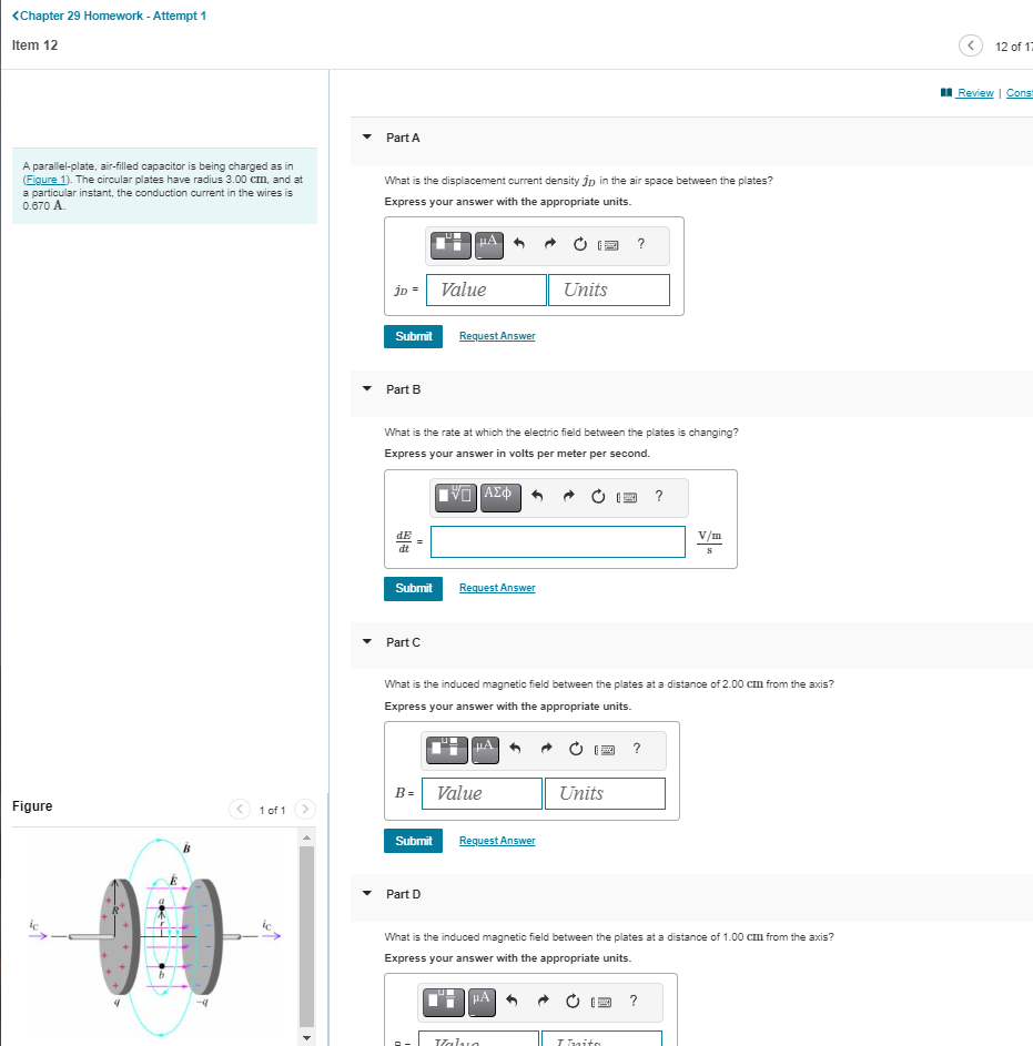 across the rod if it moves directly out of the page? Express