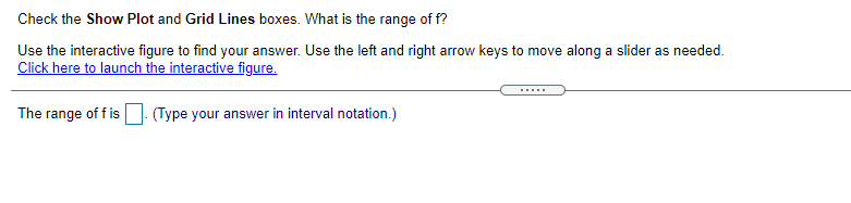  Check the Show Plot and Grid Lines boxes. What is the