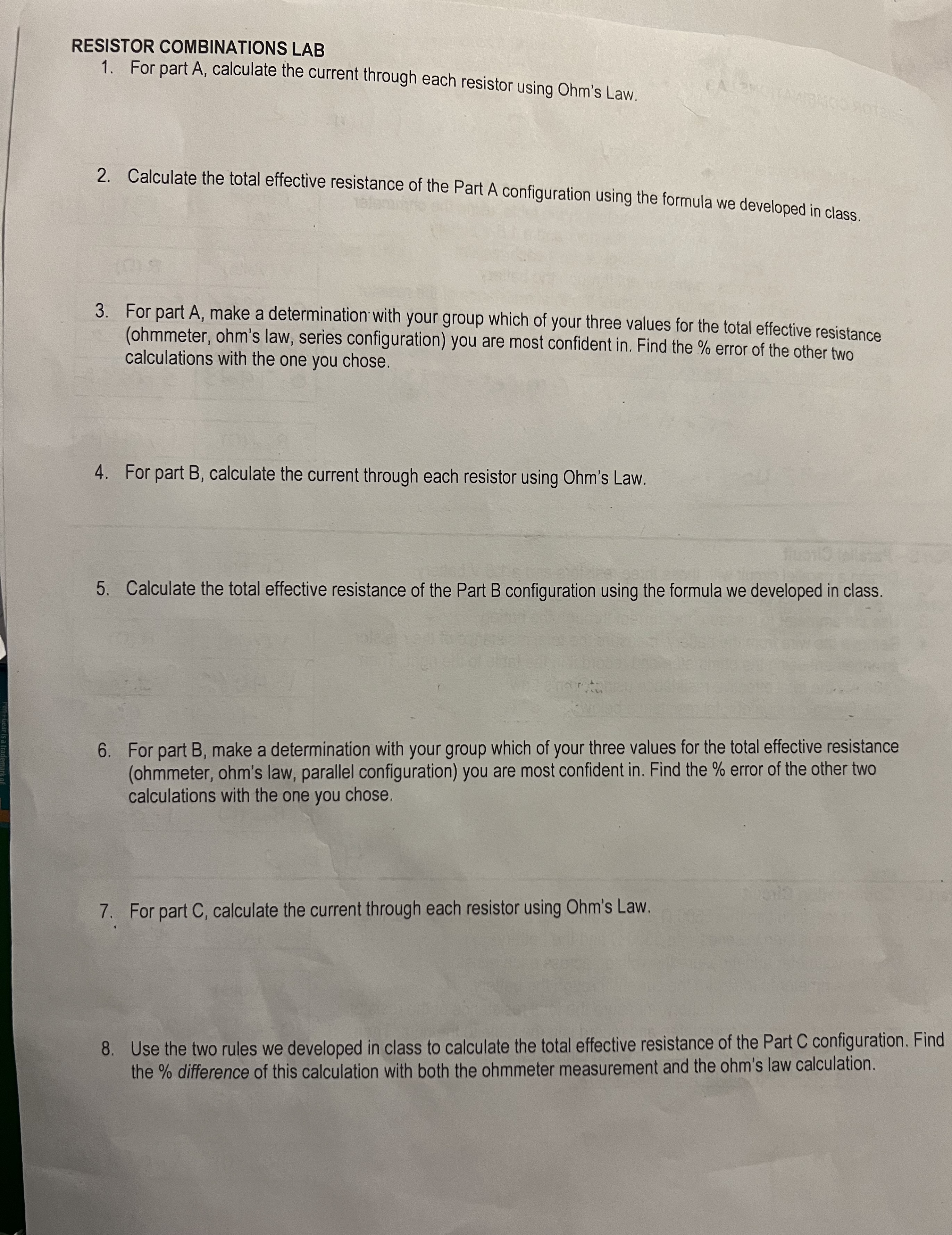 the Part A configuration using the formula we developed in class. 3.