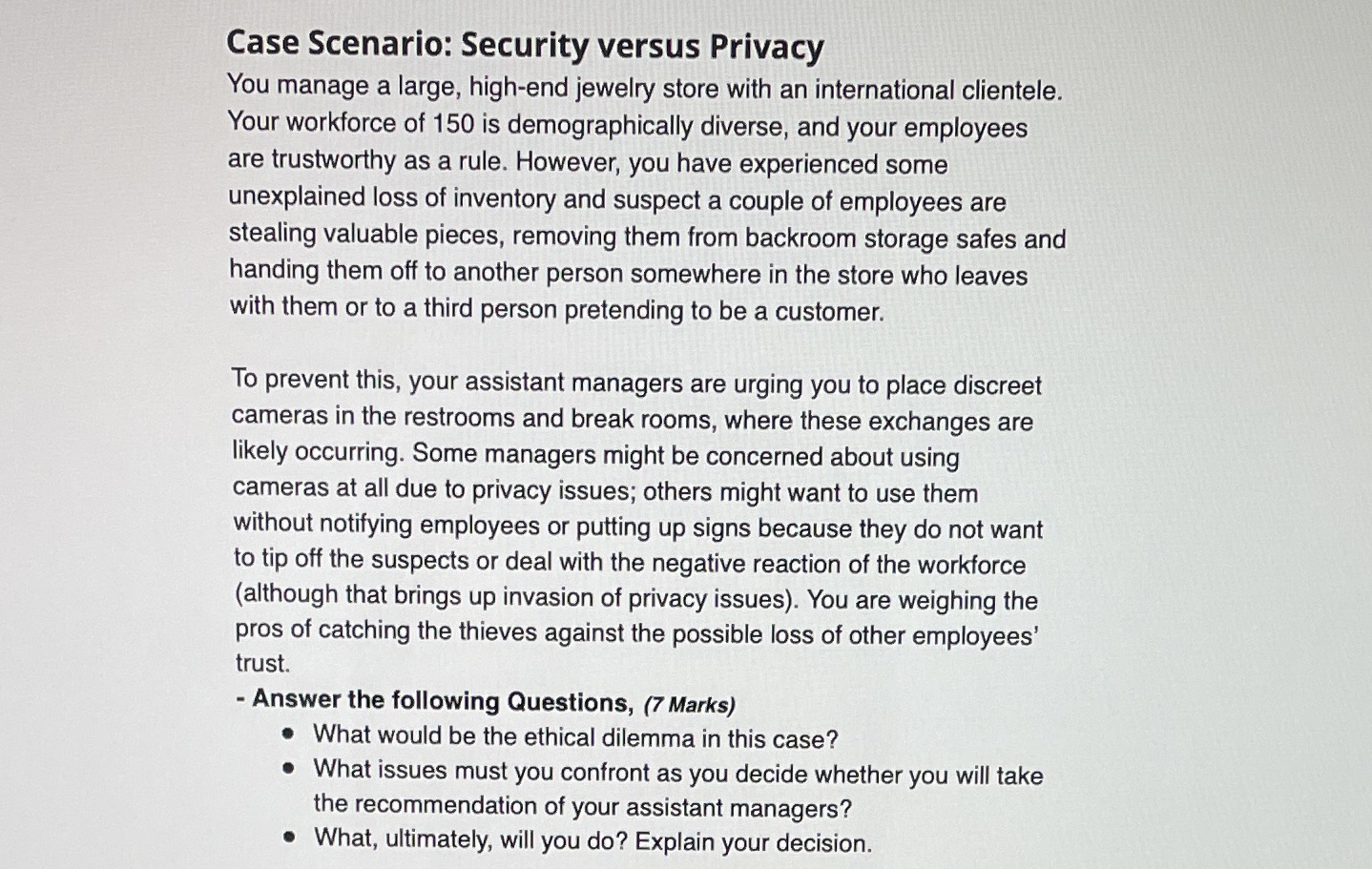 Contemporary ethics issues.Please include in-text citation and references using APA format properly