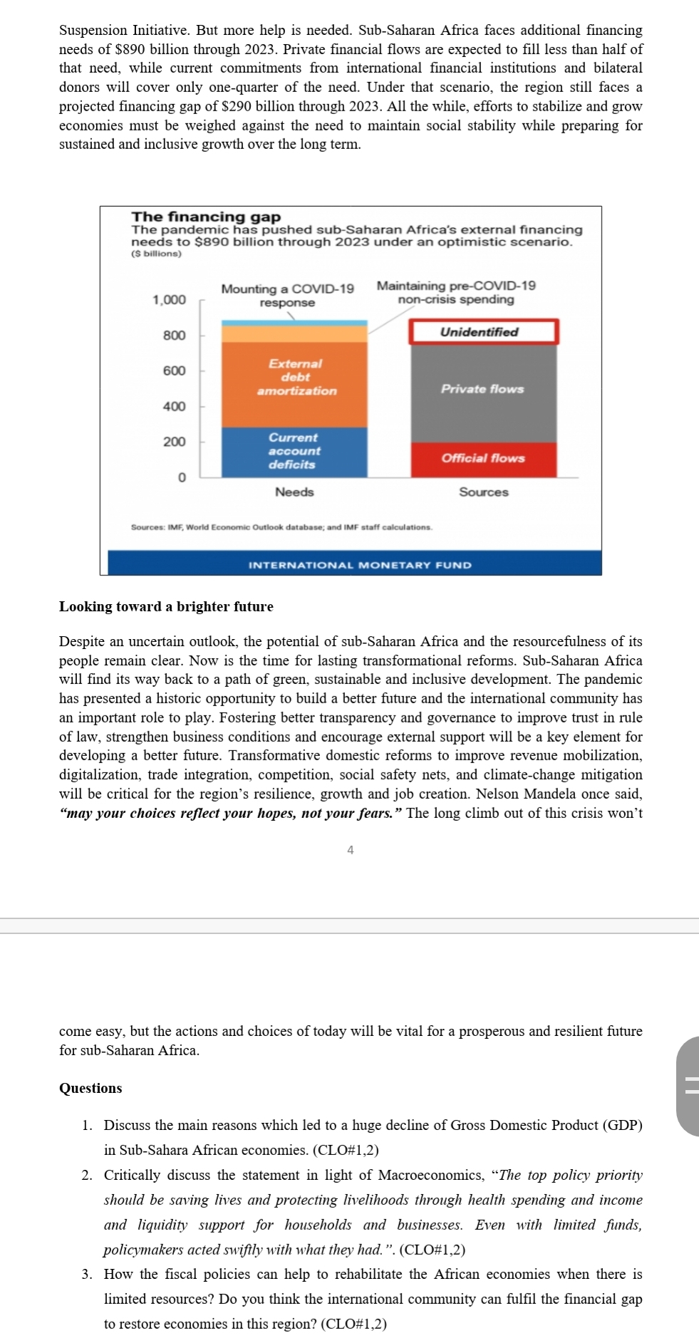 Recovery The COVID-19 pandemic represents an unprecedented health and economic crisis for
