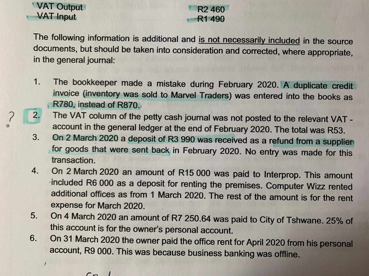 can you please help me with number 5 is it correct