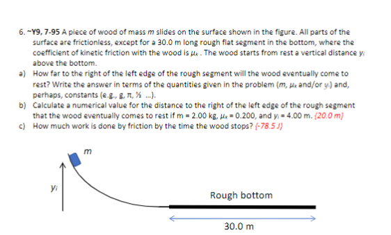 the spring, compressing it a distance *; from its equilibrium position. The