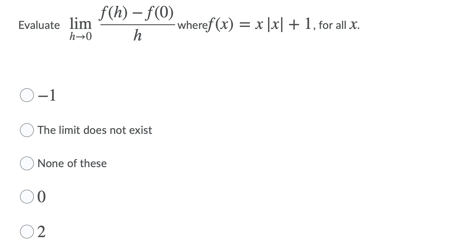 0, F(2) = 0. Find the value of the derivative of the