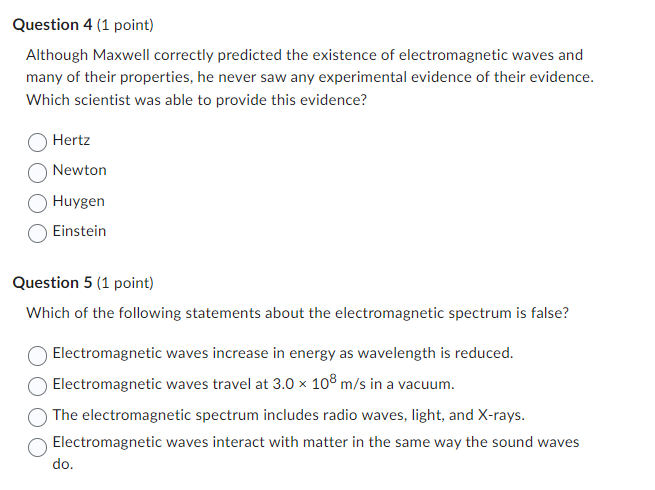 Only correct answers are needed, no explanation required Question 1 (1