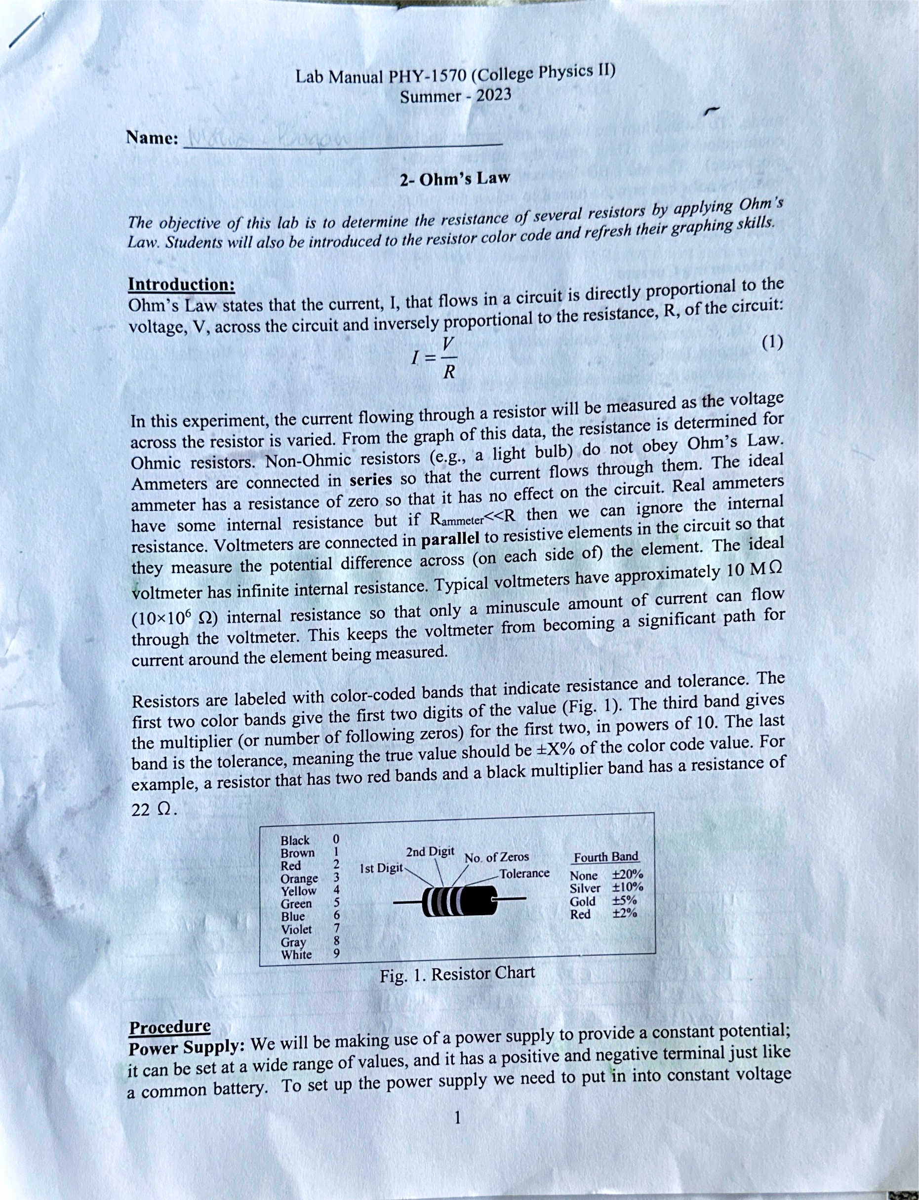 has all the directions to plot the graph in excel. I need