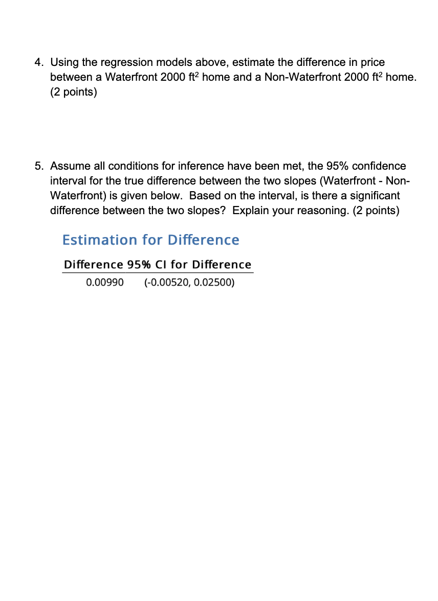 for each house, records the selling price of the home (in $1000),