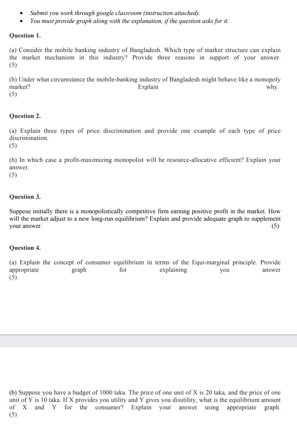 (instruction attached). 0 You must provide graph aiong with the explanation, ifthe