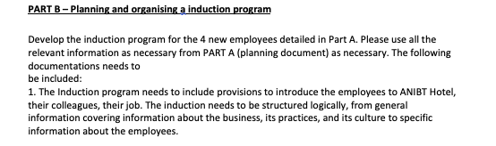 required to develop the following documentation and processes:Establish the job descriptions for