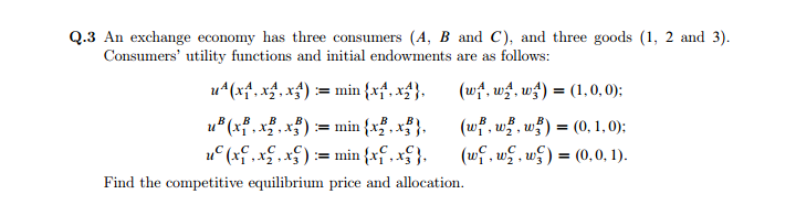 and Friday's endowment is (wf . w; ) = (0,2). Compute the