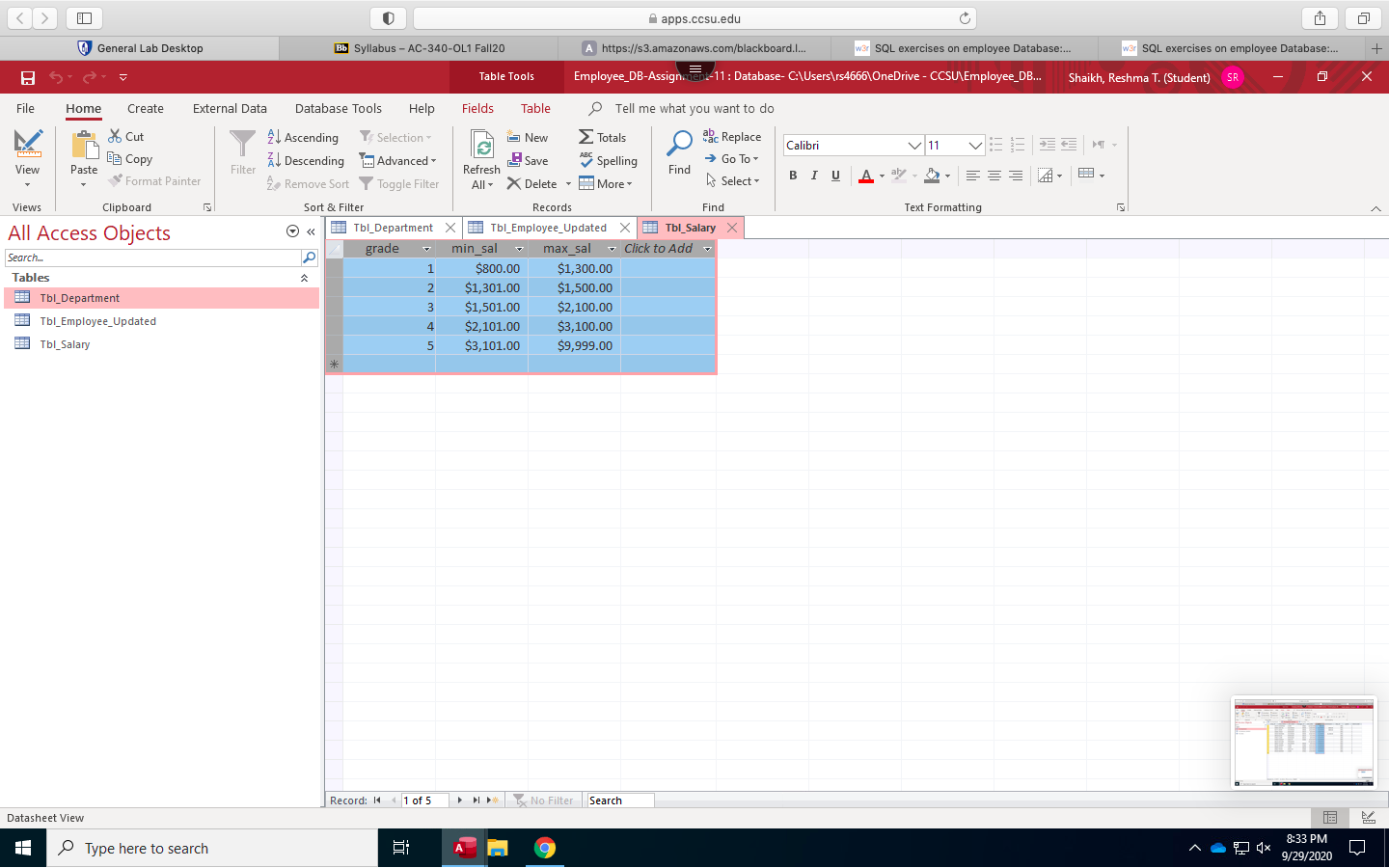 Desktop Bb Syllabus - AC-340-OL1 Fall20 A https://s3.amazonaws.com/blackboard.I. war SQL exercises on