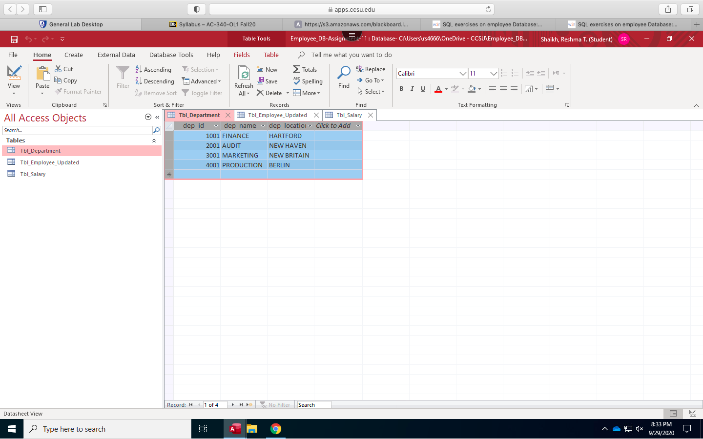 employee Database:. war SQL exercises on employee Database:. Table Tools Employee_DB-Assignment-11 :