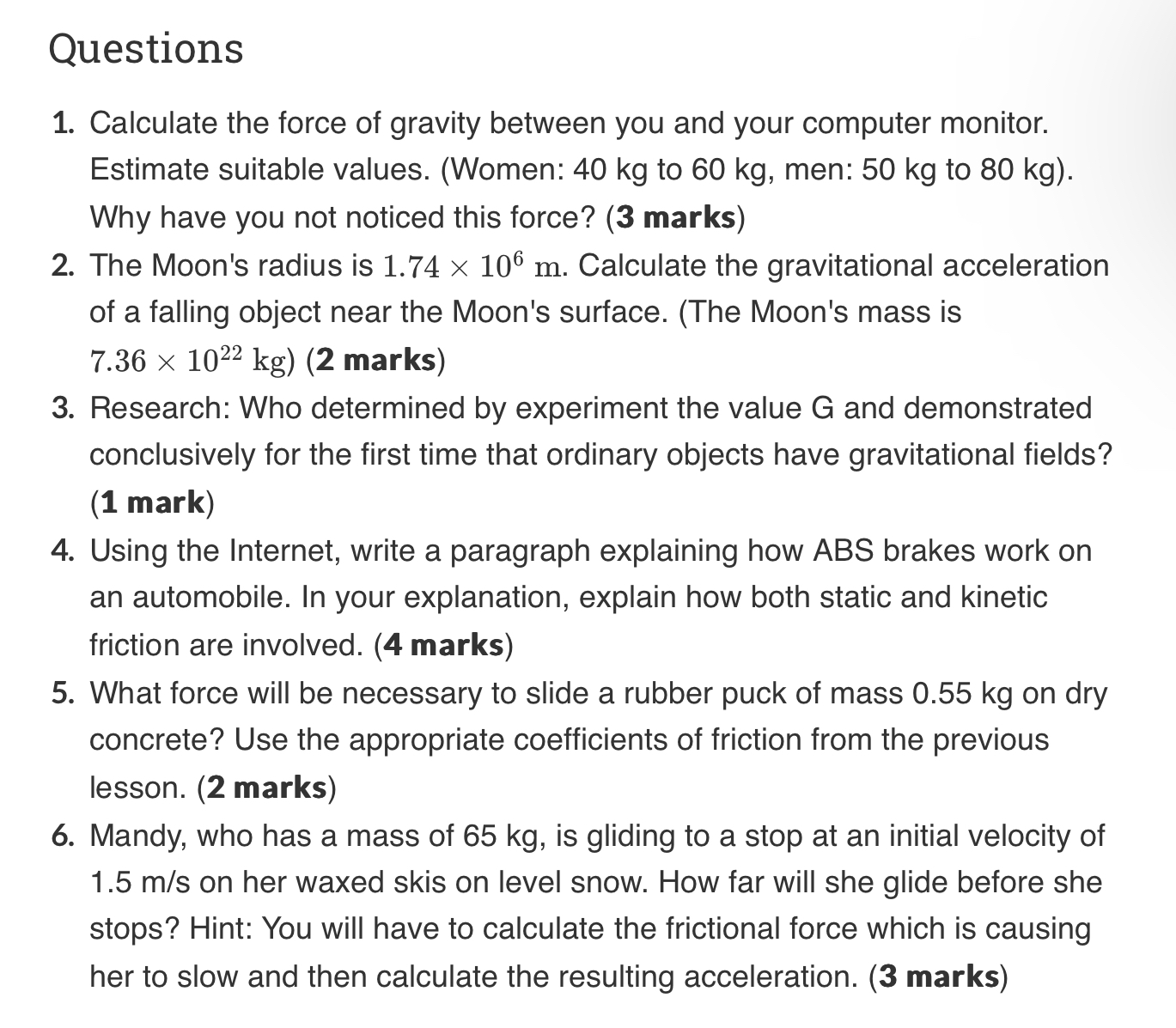  Can you please help me answer these questions in the format