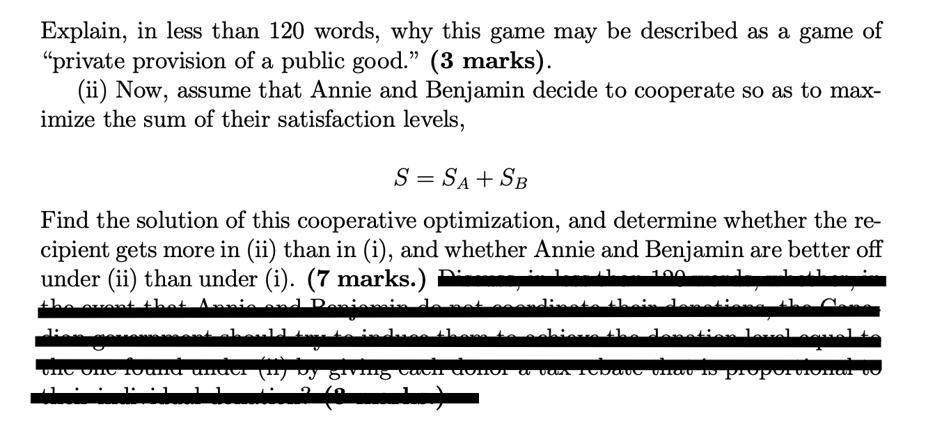 of money that Annie and Benjamin send to their poor relatives. We