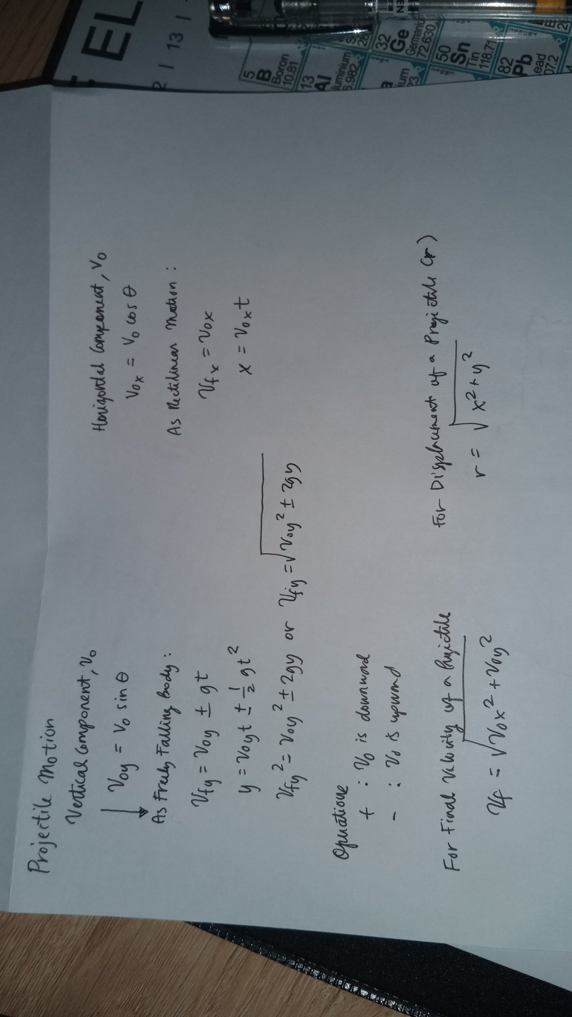 with a velocitys of some at an angle of to" from the