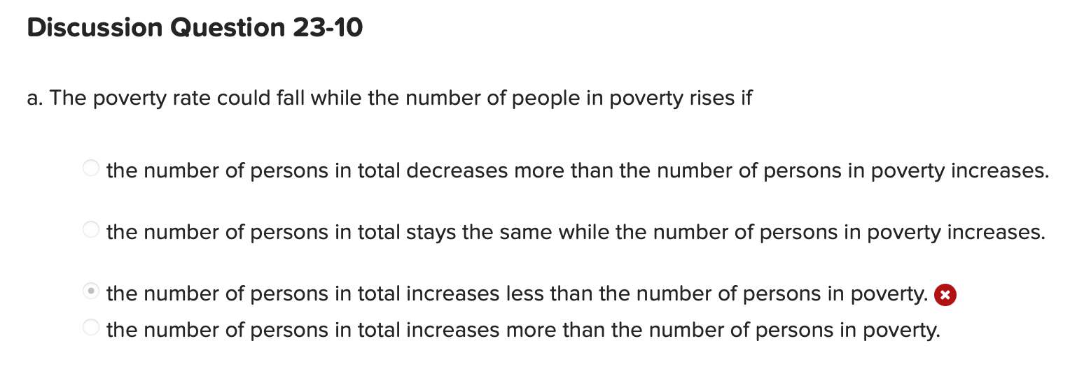 number of people in poverty rises if the number of persons in