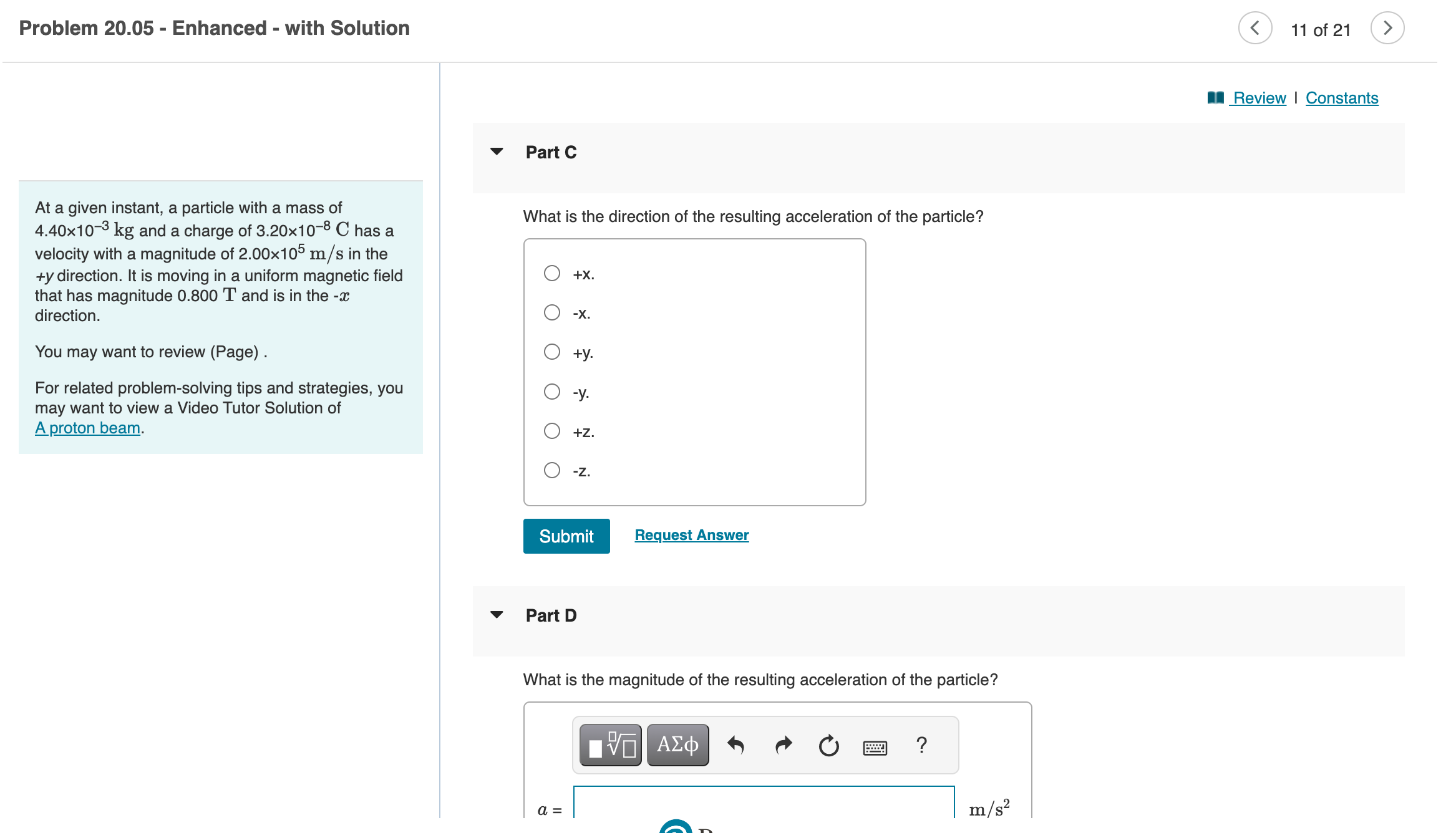 one significant figure. \"seen? Ewes! Answer Provide Feedback Next > Problem 20.51