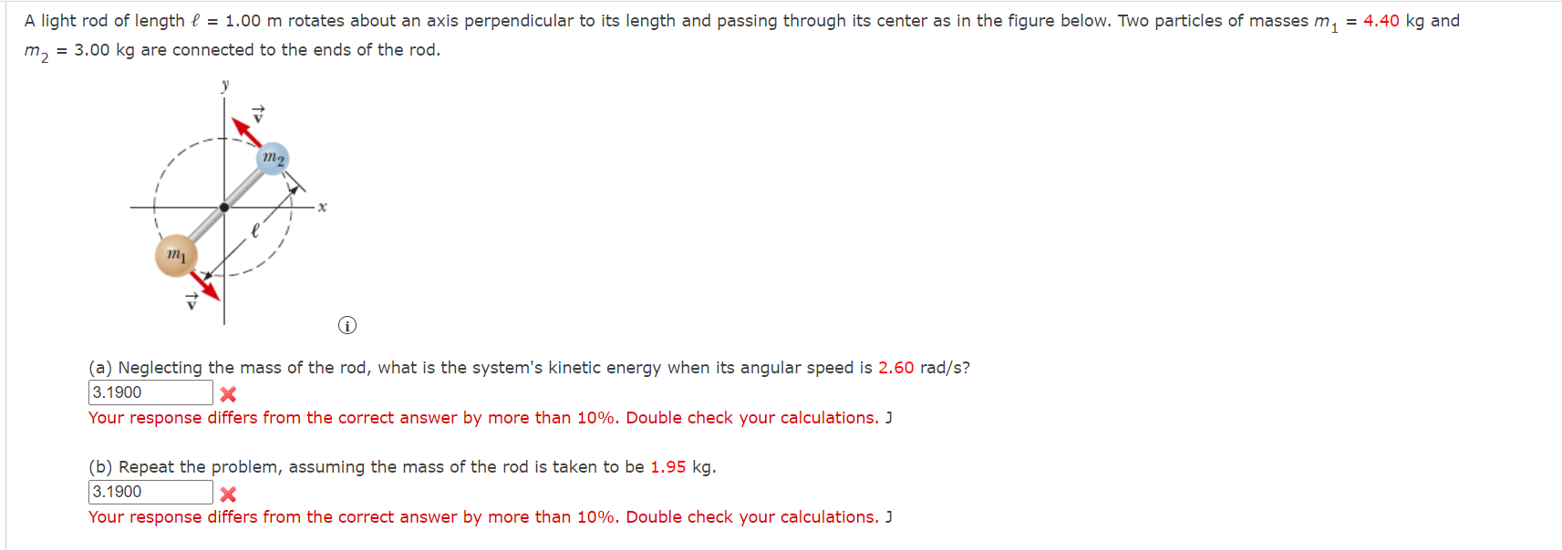 (in kg - m2) hoop E k9 ' m2 solid cylinder E