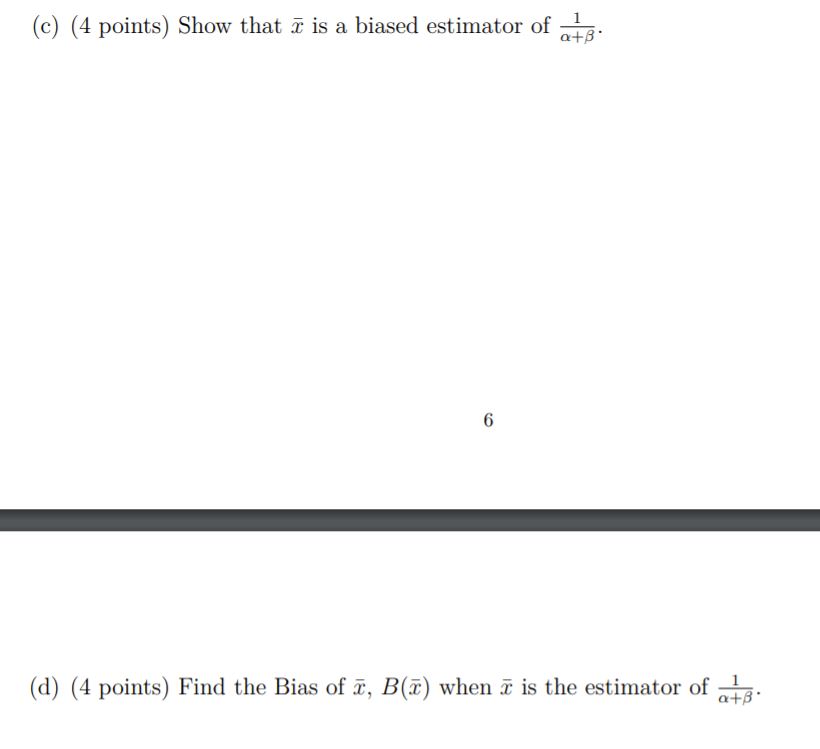 be an iid random sample from a beta distribution and it's probability