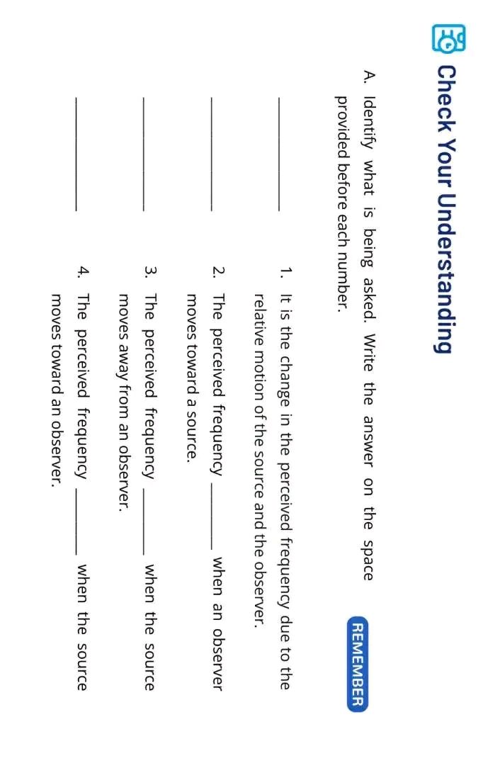  Check Your Understanding A. Identify what is being asked. Write the