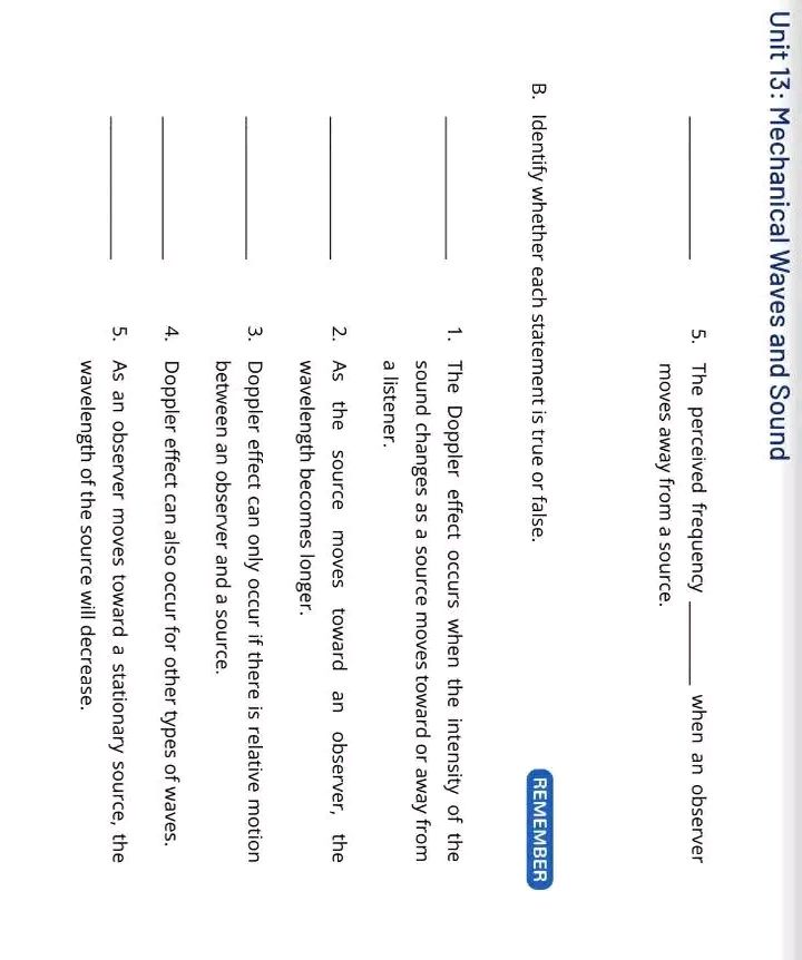 answer on the space REMEMBER provided before each number. 1. It is