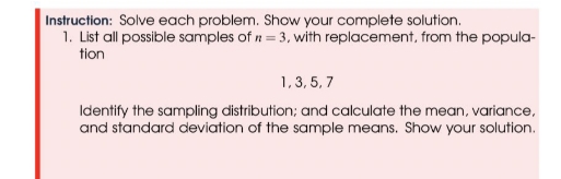 Please solve the problem. Show your complete solution and the formula that