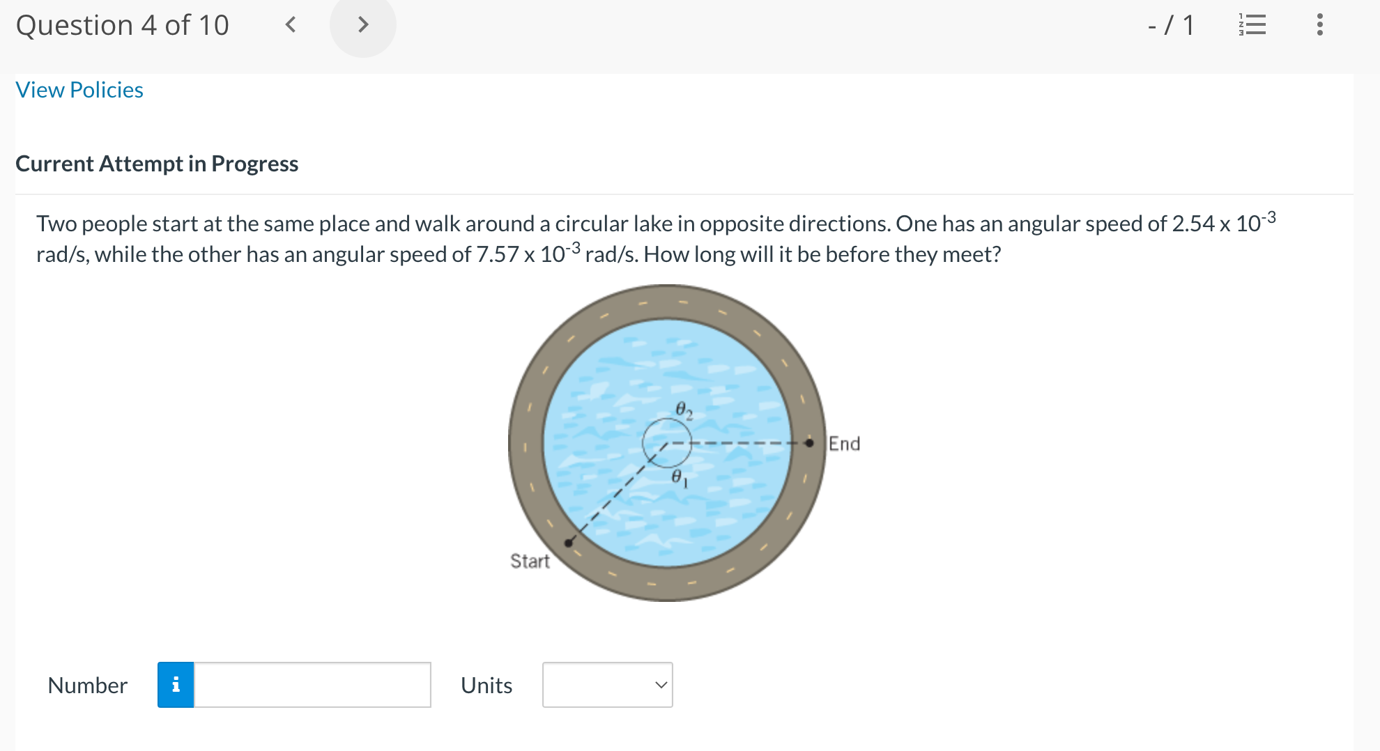 with a zero angular acceleration? A. The angular velocity is a) =