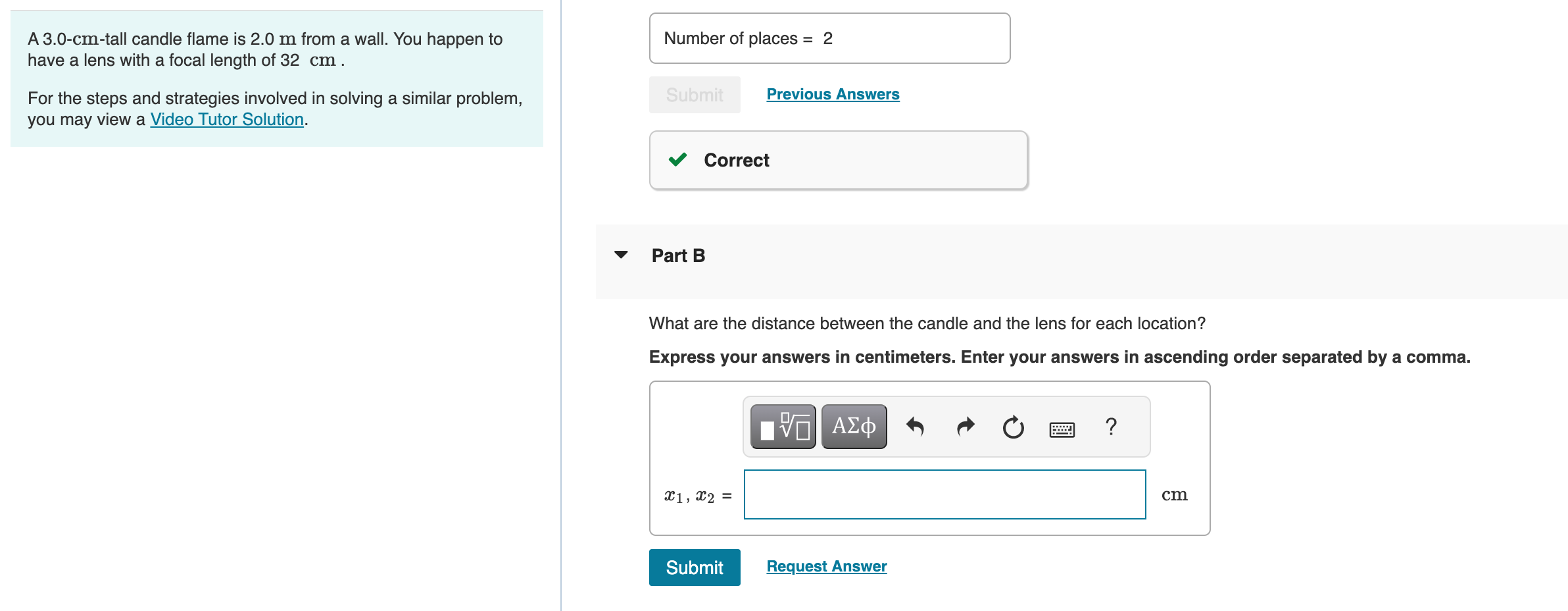 I need help with part B and please explain step-by-step. Thank you!