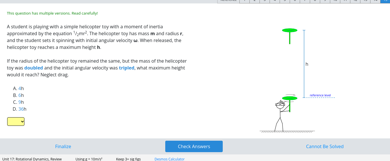 a windmill with a moment of inertia approximated by the equation /3mrs.