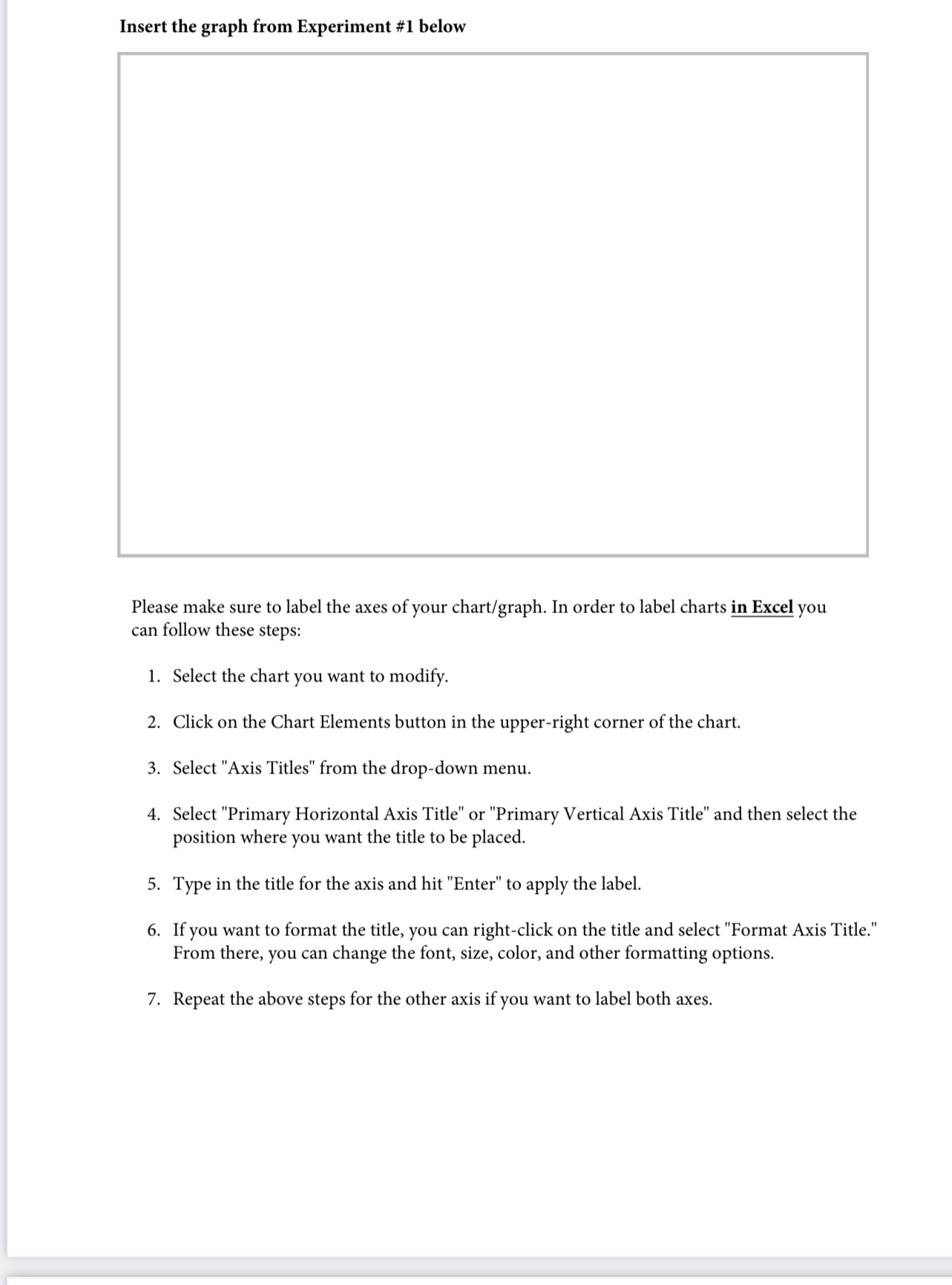 want to modify. 2. Click on the Chart Elements button in the