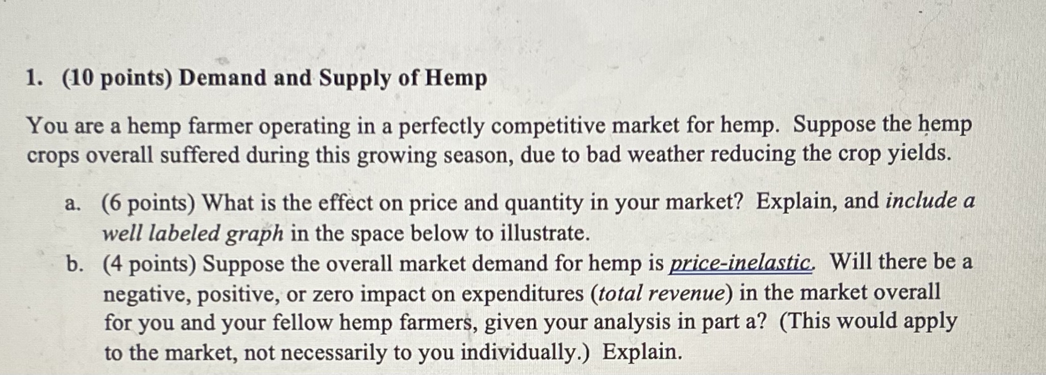 Please only answer if you can be thorough and address all parts