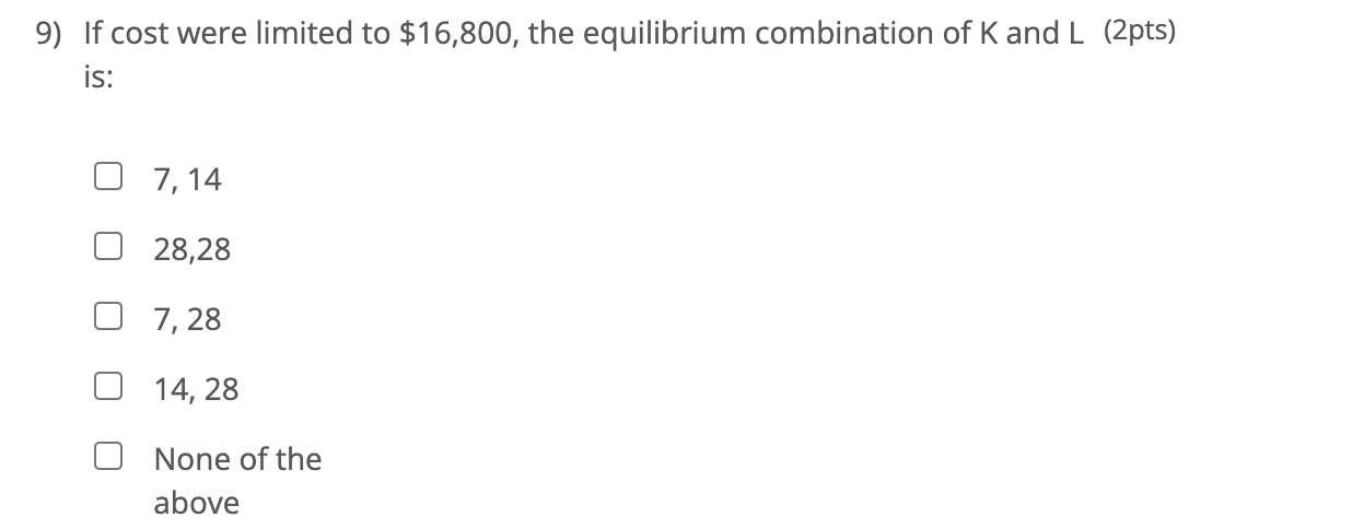 process represents number of units produced per day (Q) as a function