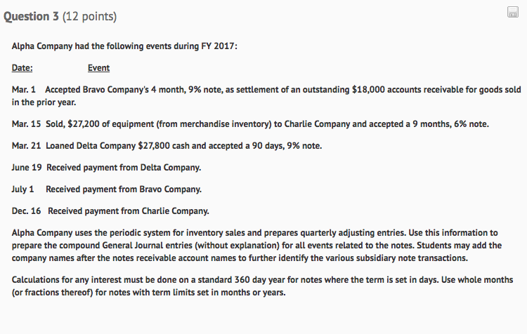 to Charlie Company and accepted a '3 months, 5'36 note. Mar. 21