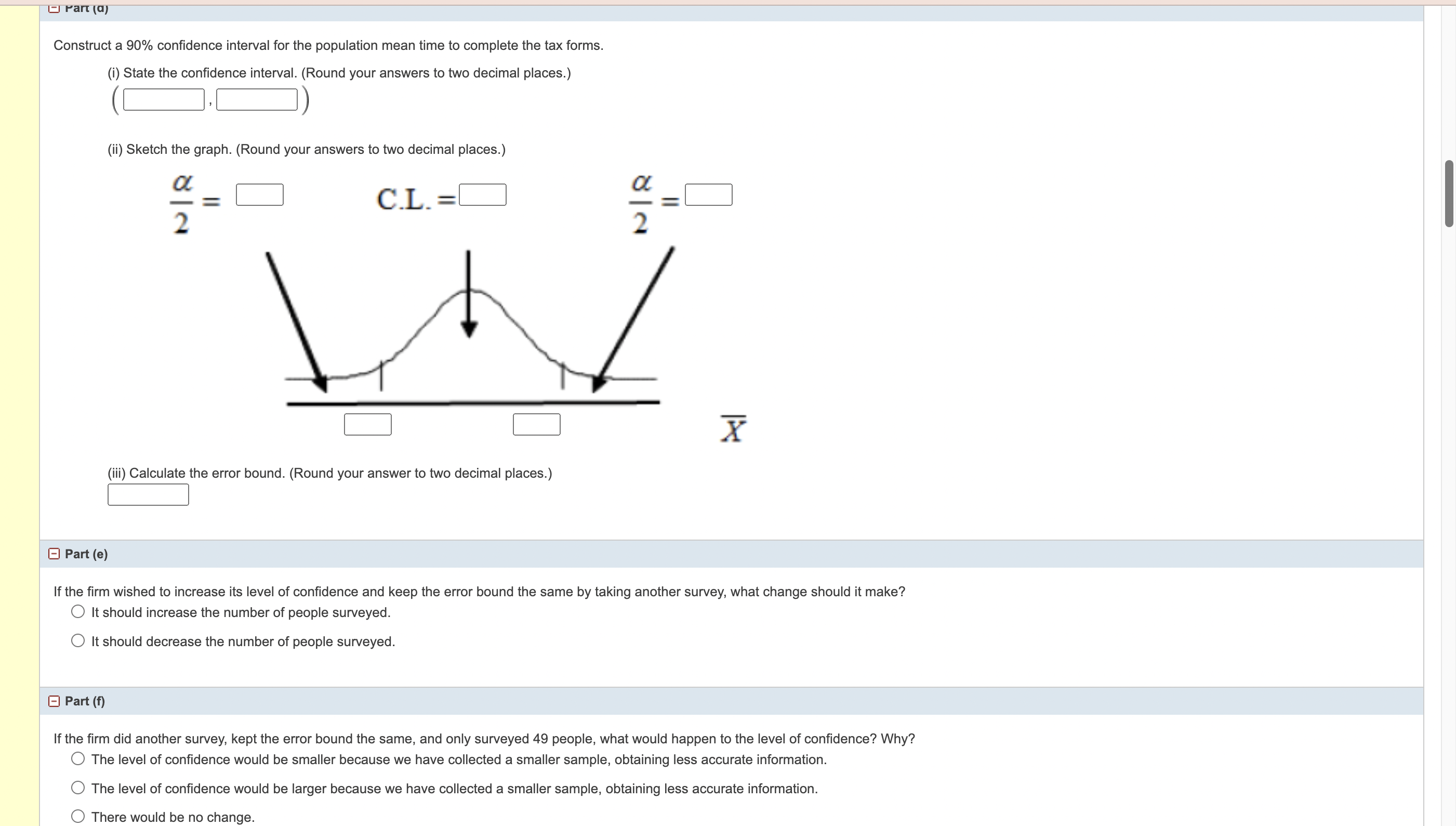 standard deviation of 6.8 hours. The population distribution is assumed to be