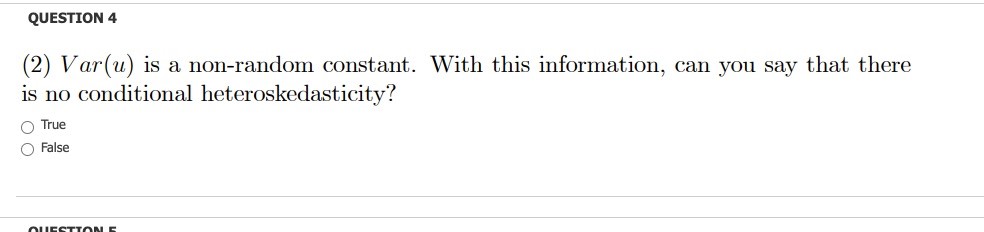 model Y = Bo + Bex + u, can you still use