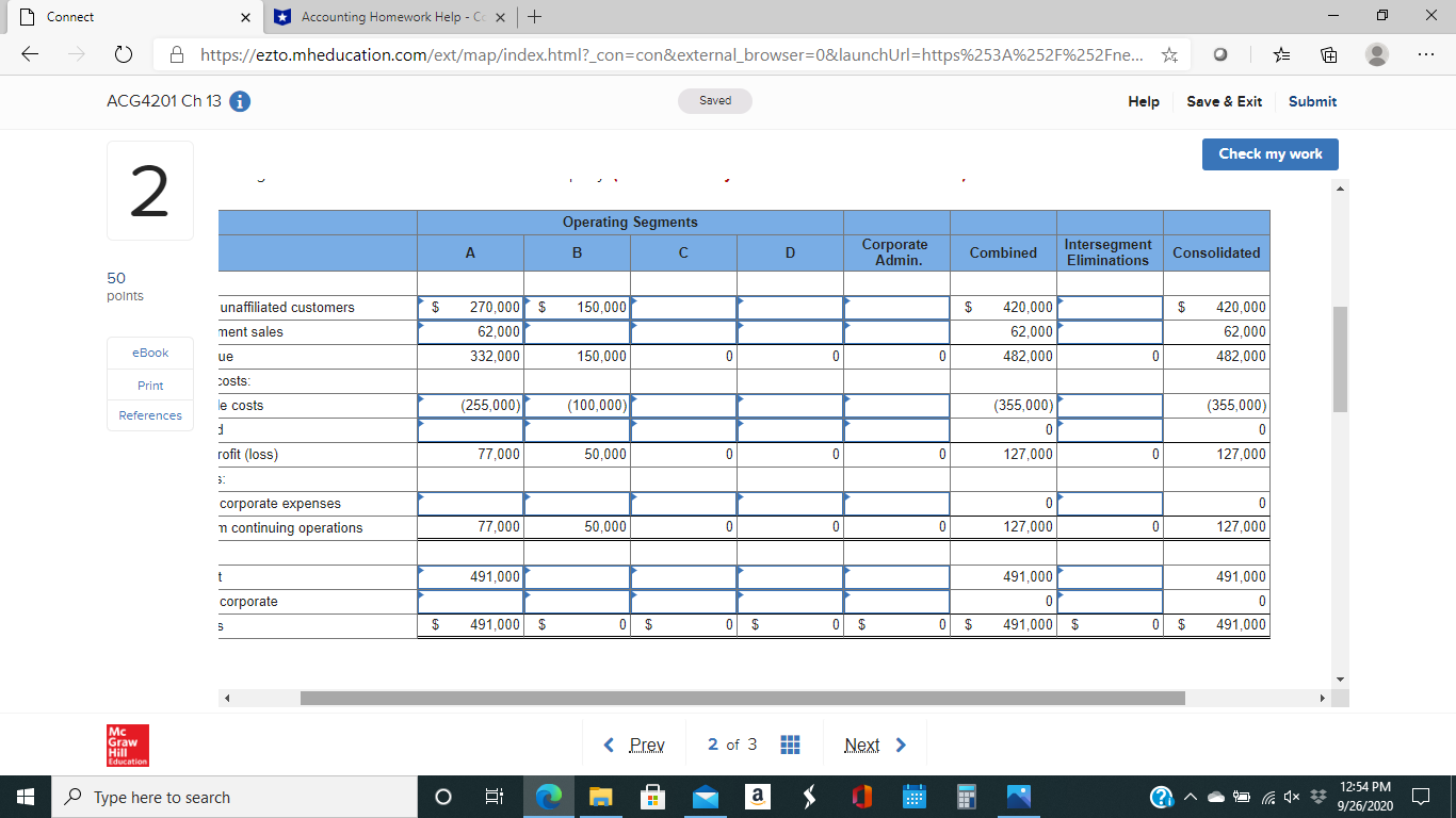 assets 1, 300, 000 eBook Data reported for West's four operating divisions