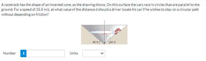 (b) the largest speed at which cars can move on this track