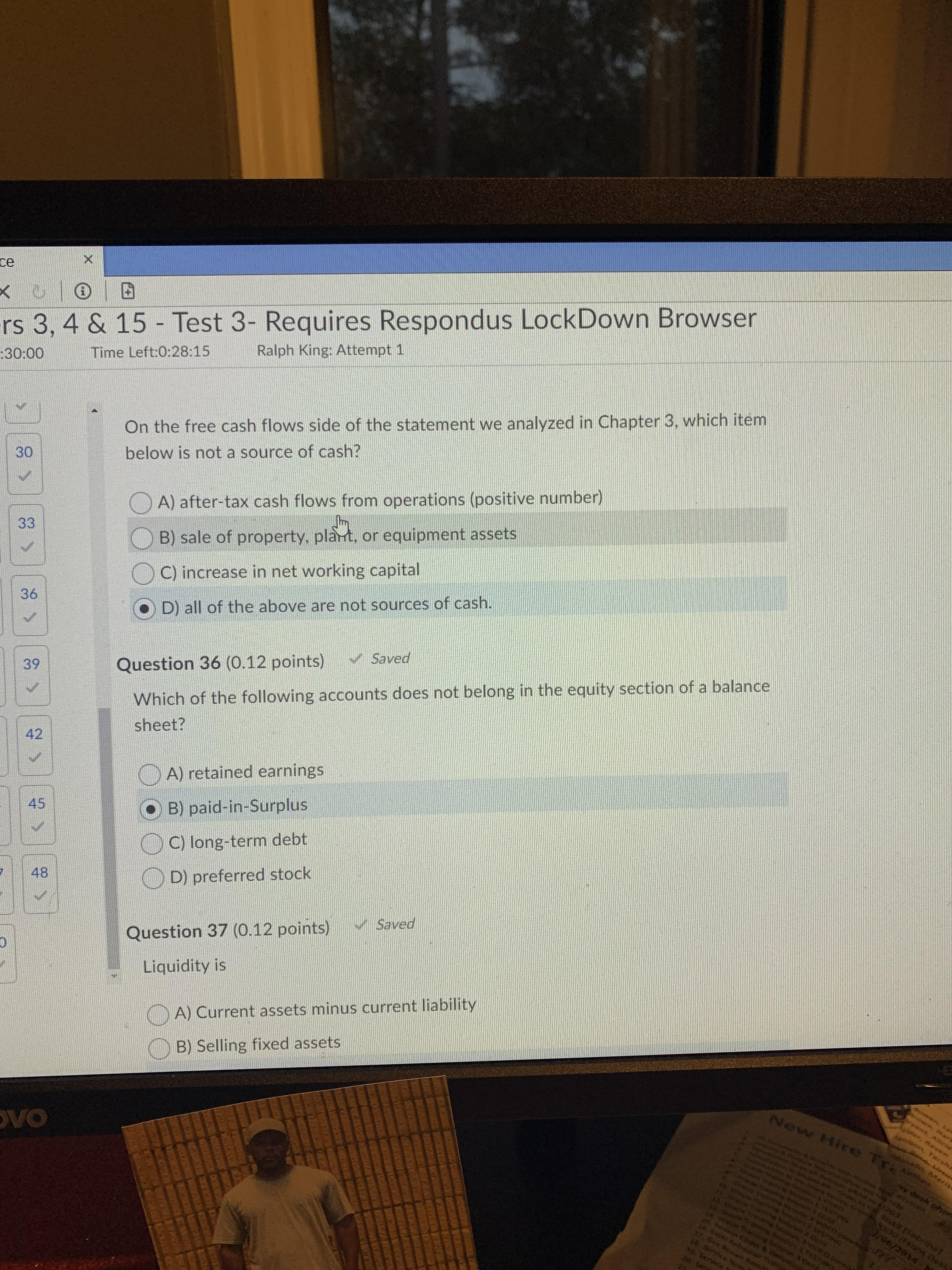 ce rs 3, 4 & 15 - Test 3- Requires Respondus