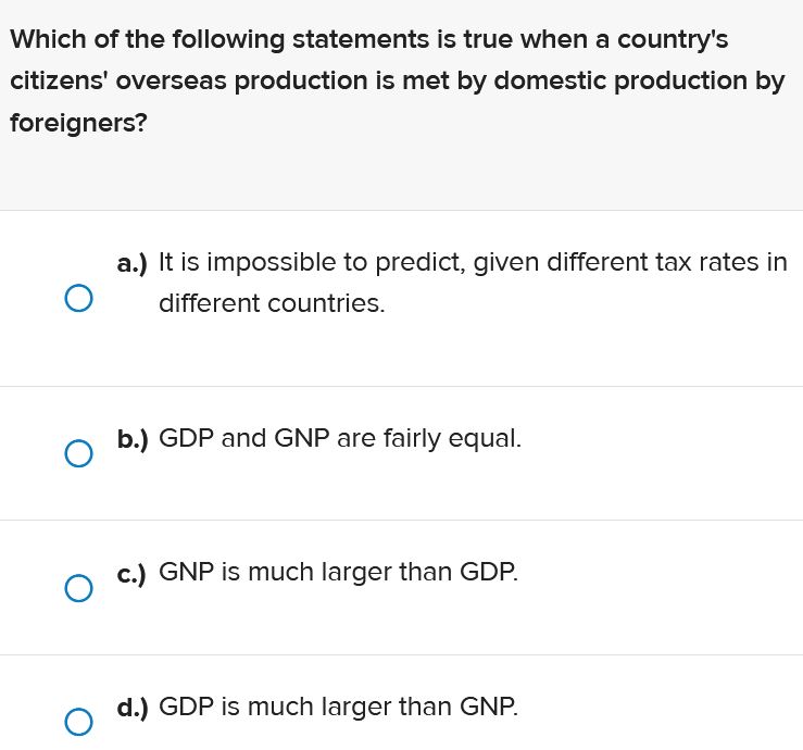 question 1 What would the Gini coefficient be if a country's